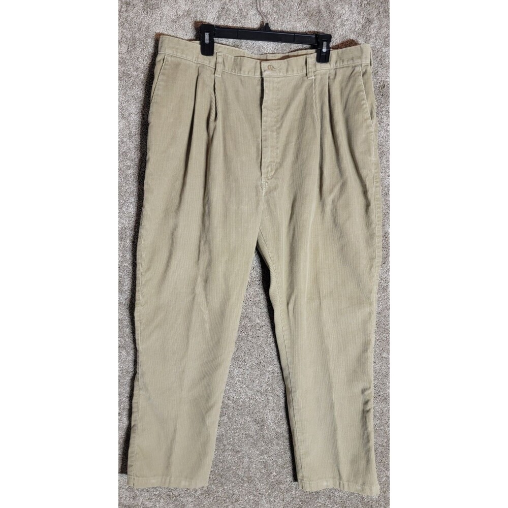 Wrangler Men's Rugged Wear Khaki Corduroy Pants Size 40X32